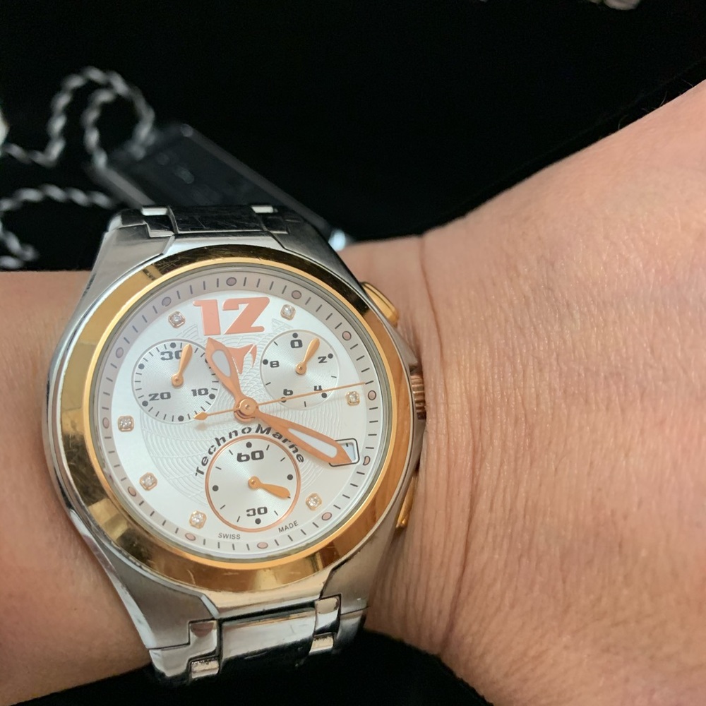 Ladies TechnoMarine chronograph watch